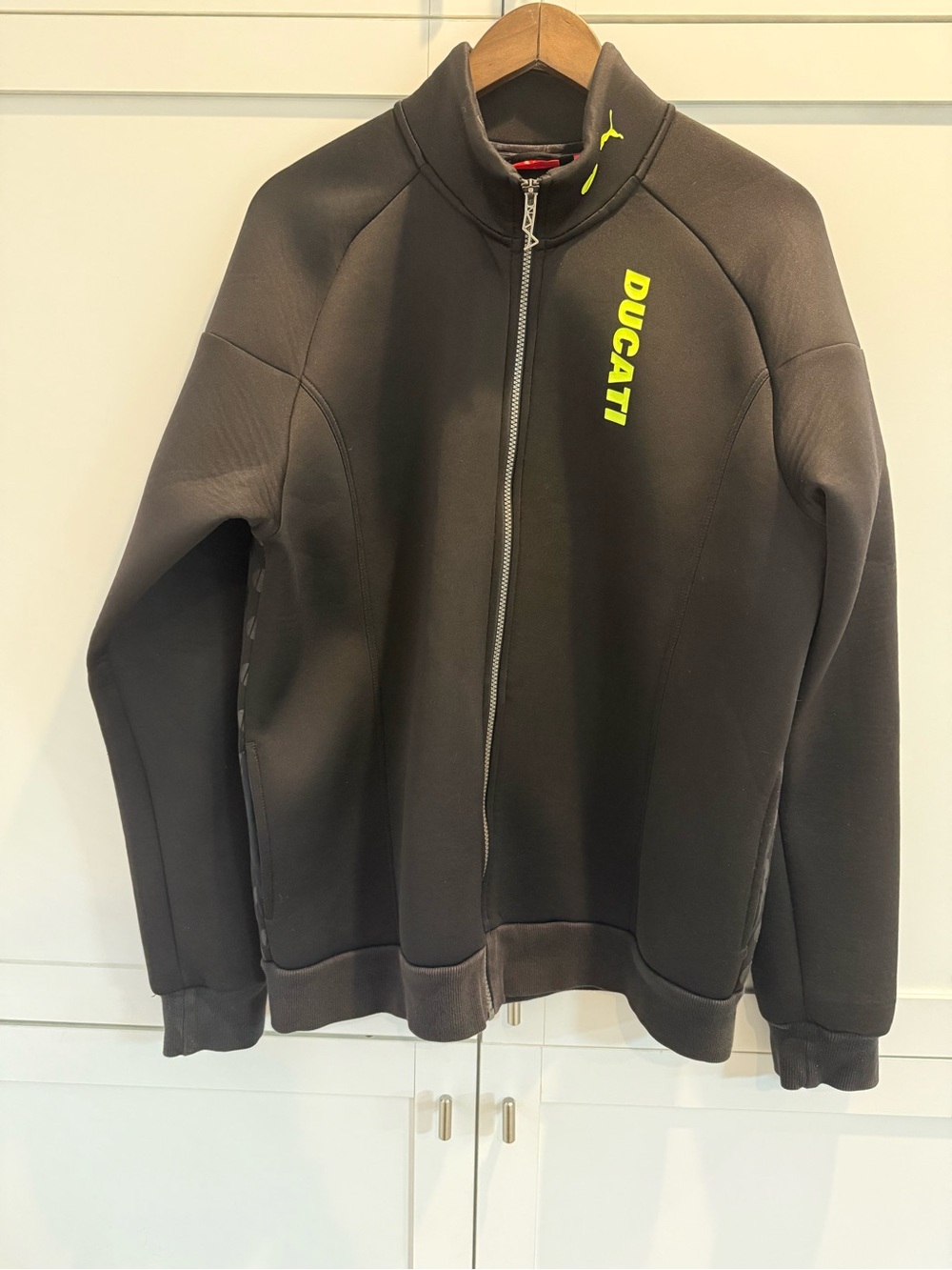 Puma x Ducati Monster Men’s XL Black Full Zip Moto Racing Track Jacket